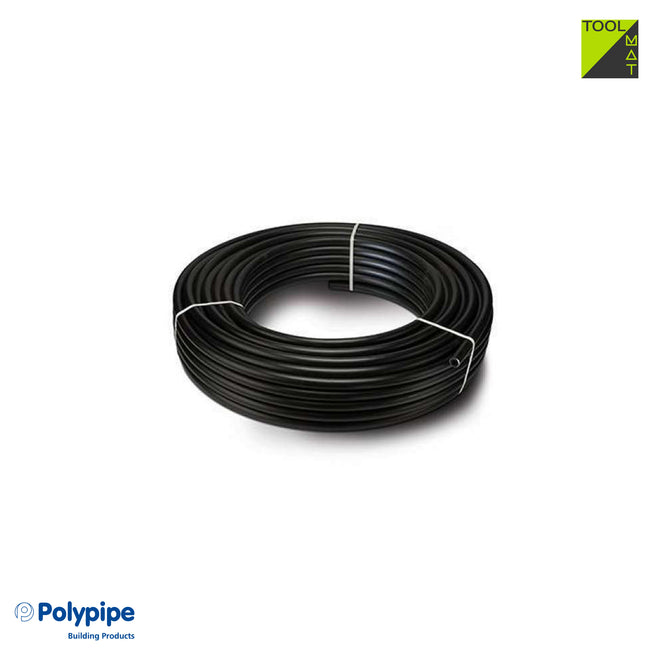 MDPE Pipe 25mm SDR11 12 Bar x 100m Coil Black