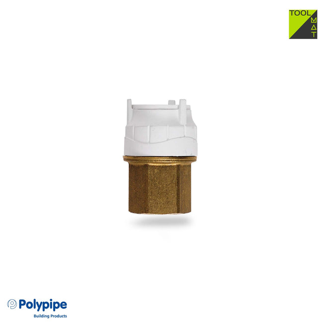 Female BSP Adaptor 15mm X 1/2” (DZR Brass Body) (Taper BSP Threads To BS21 Only Use PTFE Tape To Seal Threads)