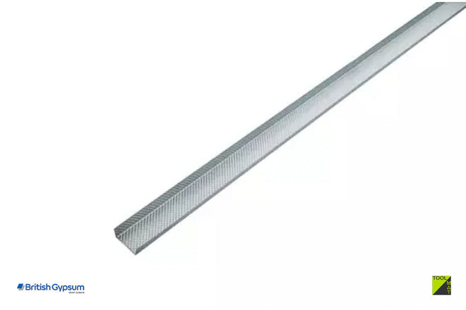 Gypframe G102 Retaining Channel – For 60 + 146 I Stud - 2400 (MM)