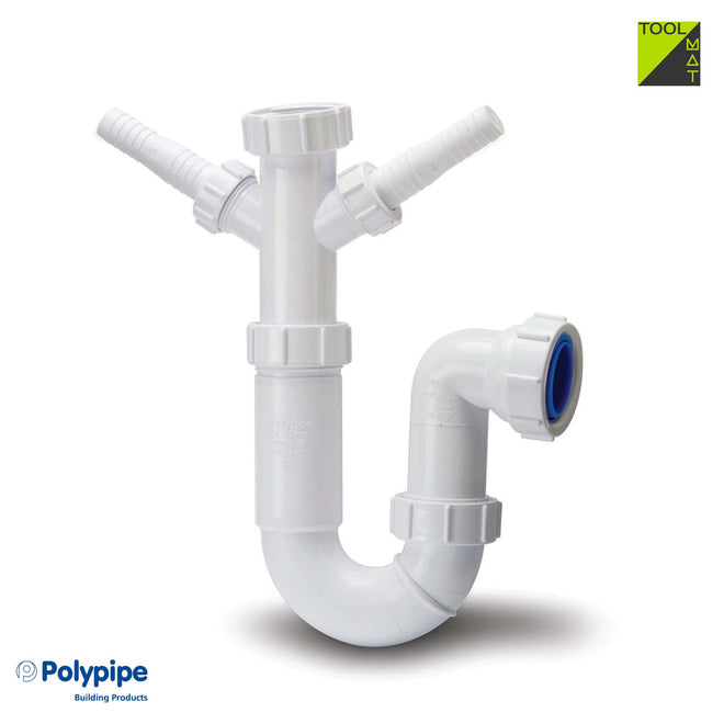 Appliance Trap 40mm. Swivel ‘P’ with Double Adjustable Inlet