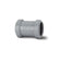 50MM P/FIT STRAIGHT COUPLING GREY