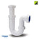 Tubular Swivel Trap ‘P’ (Adjustable Telescopic) 40mm. 75mm Seal